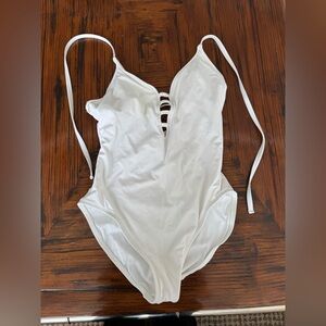 La Blanca Ivory Strappy One Piece Swimsuit
